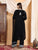 Shiza Chikankari Premium Modal Co-ord Set (Black)
