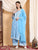 Haya Chikankari Rayon Co-ord Set (Powder Blue)
