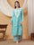 Anika Chikankari Mulmul Co-ord Set (Green)