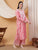 Anika Chikankari Mulmul Co-ord Set (Red)