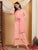 Farha Chikankari Premium Modal Co-ord Set (Peach)