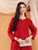 Ananya Chikankari Kurta Pant Cotton Co-ord Set (Maroon)
