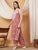 Raha Chikankari Strappy Rayon Co-ord Set (Nude Coral)