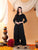 Priya Chikankari Kurta Palazzo Cotton Co-ord Set (Black)