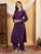 Faiza Chikankari Rayon Co-ord Set (Mauve)
