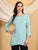 Misha Chikankari Modal Short Kurti (Spanish Green)