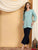 Misha Chikankari Modal Short Kurti (Spanish Green)