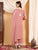 Haya Chikankari Rayon Co-ord Set (Nude Coral)