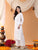 Priya Chikankari Kurta Palazzo Cotton Co-ord Set (White)