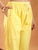 Ananya Chikankari Kurta Pant Cotton Co-ord Set (Yellow)