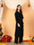 Faiza Chikankari Rayon Co-ord Set (Black)