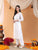 Ananya Chikankari Kurta Pant Cotton Co-ord Set (White)